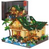 Funwhole FH9004 Lumibricks La maison du lac avec &eacute;clairage LED, set de construction compatible briques LEGO vendu par Brickeez