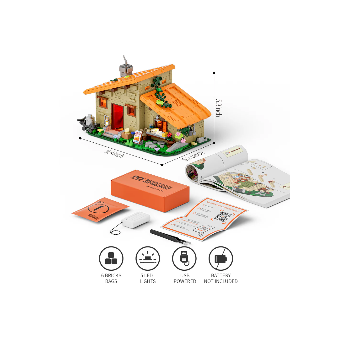Lumibricks F9053 &ndash;  La fromagerie (Farmstead cheese house)
