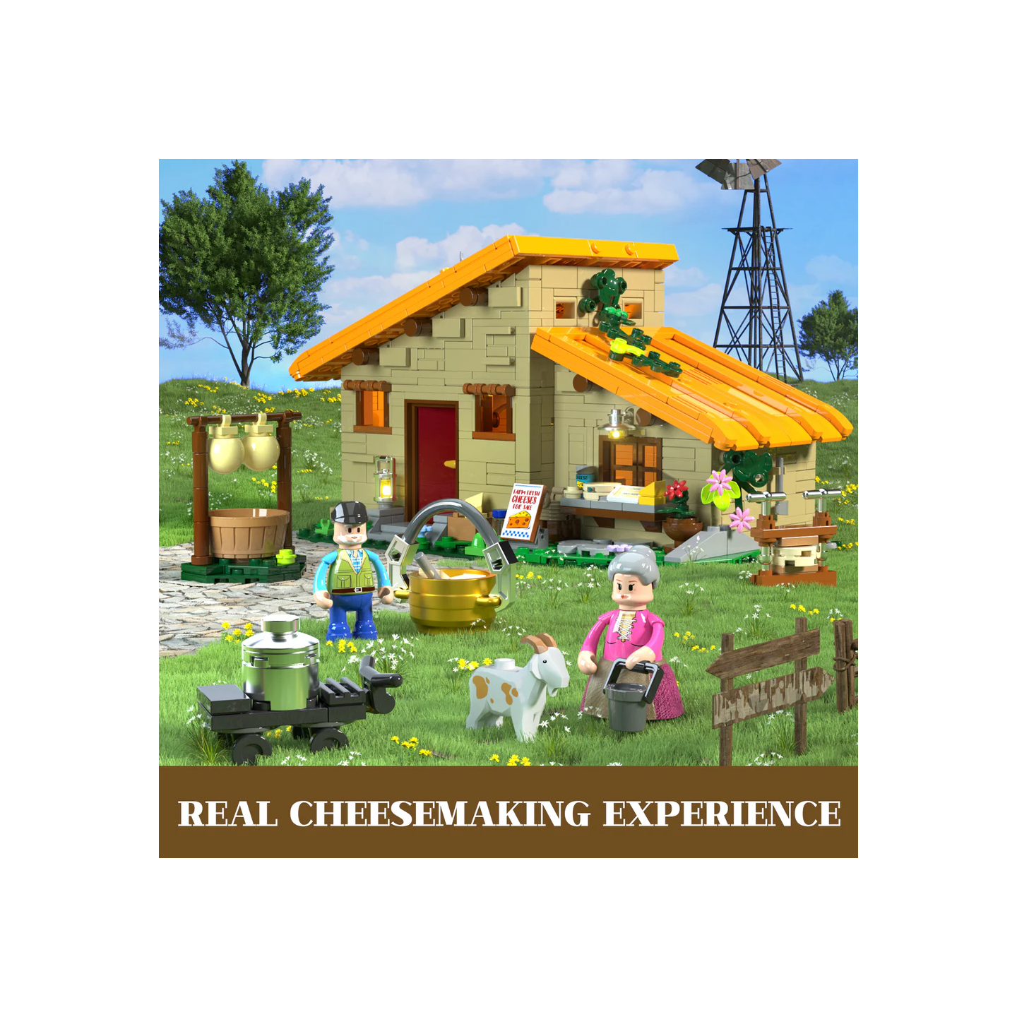 Lumibricks F9053 &ndash;  La fromagerie (Farmstead cheese house)