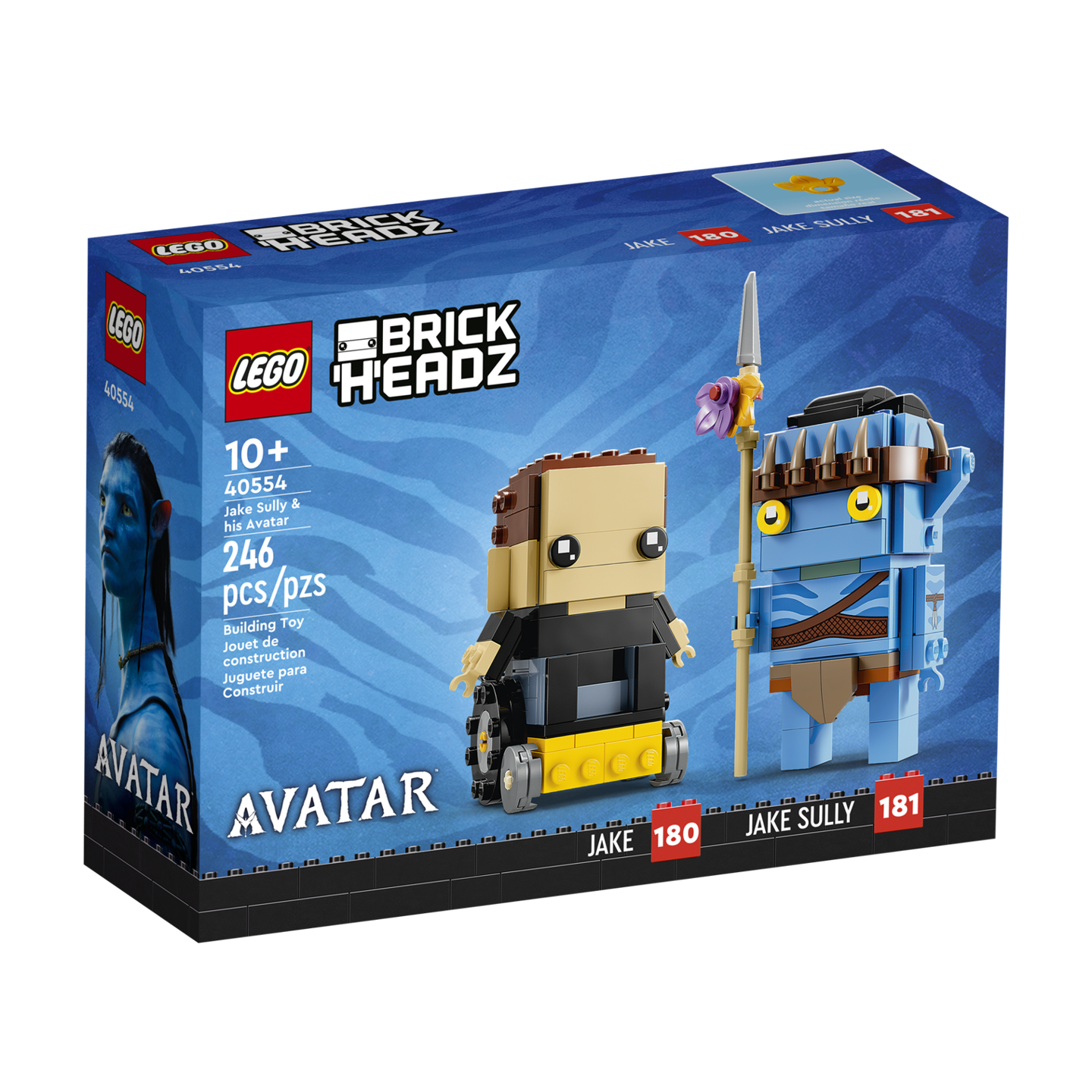 LEGO BrickHeadz 40554 - Jake Sully et son Avatar
