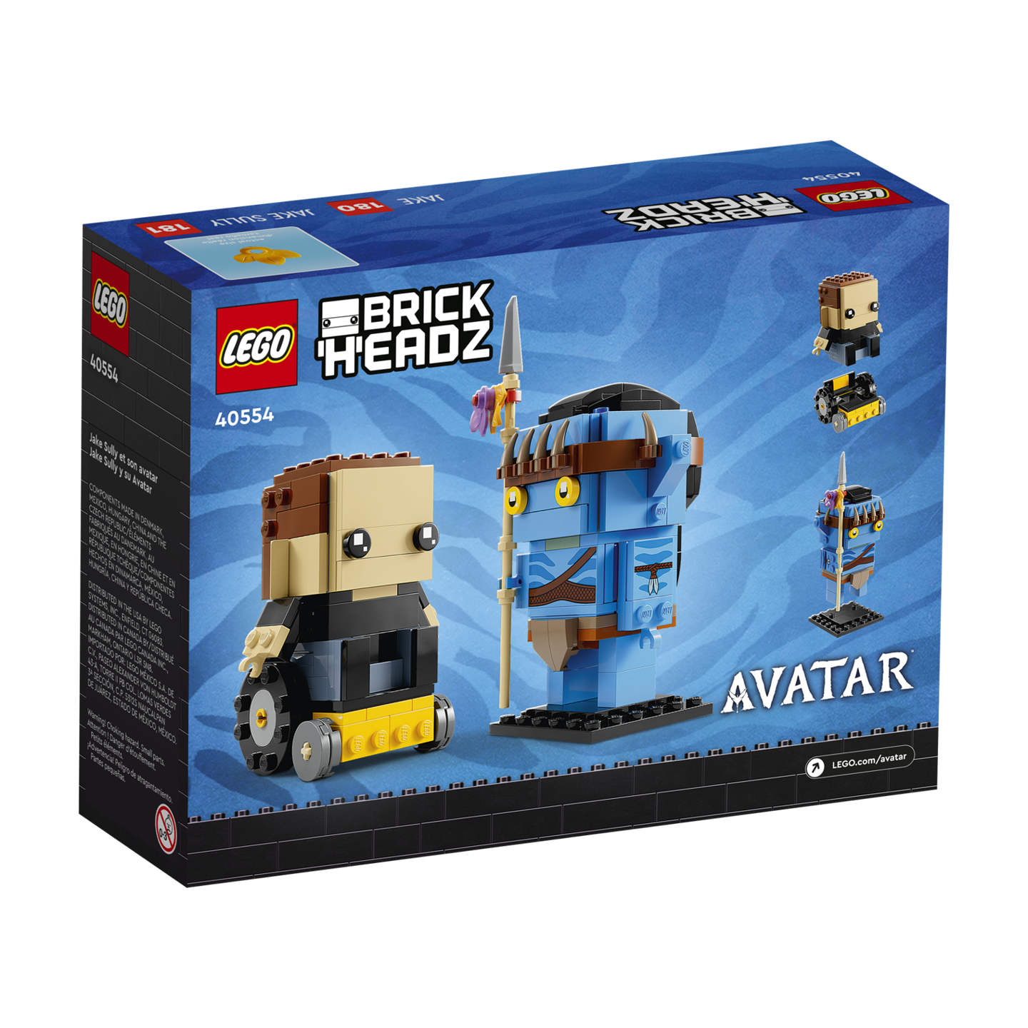 LEGO BrickHeadz 40554 - Jake Sully et son Avatar