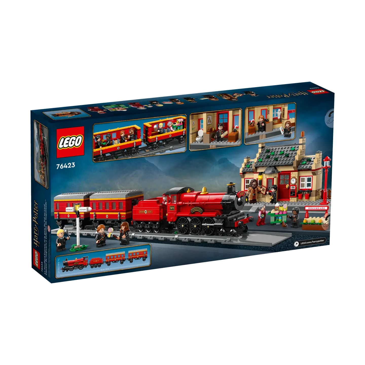 LEGO&reg; 76423 Poudlard Express & gare de Pr&eacute;‑au‑Lard &ndash; Train Harry Potter | Brickeez