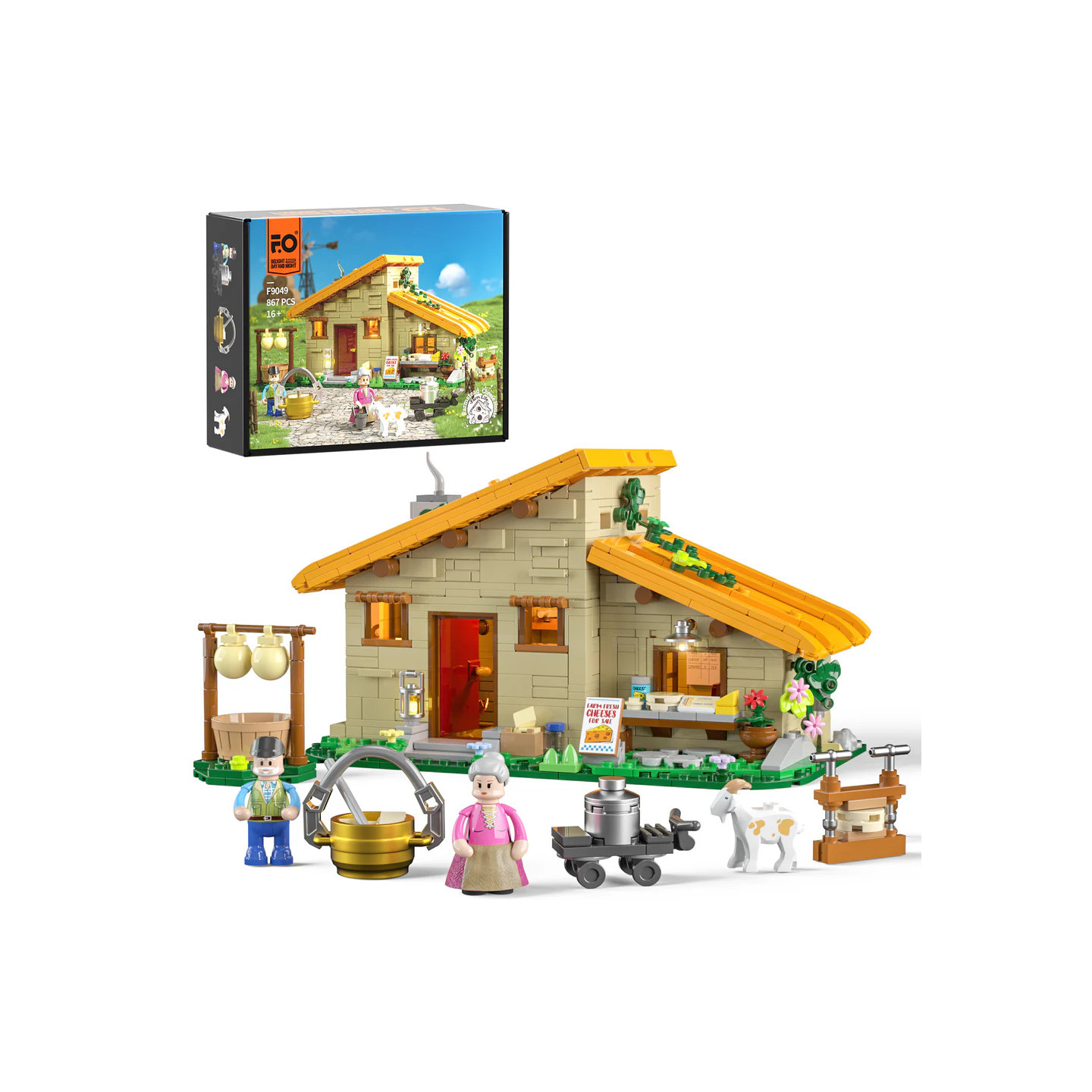 Lumibricks F9053 &ndash;  La fromagerie (Farmstead cheese house)