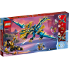 LEGO NINJAGO 71796 - Le dragon &eacute;l&eacute;mentaire contre le robot de l&rsquo;imp&eacute;ratrice