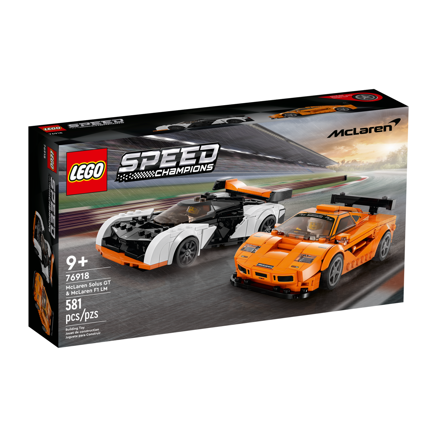 LEGO Speed Champions 76918 - McLaren Solus GT et McLaren F1 LM