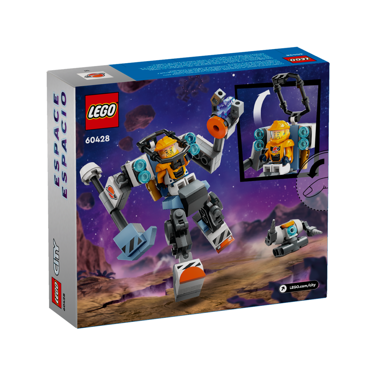 LEGO City 60428 - Le robot de chantier de l&rsquo;espace