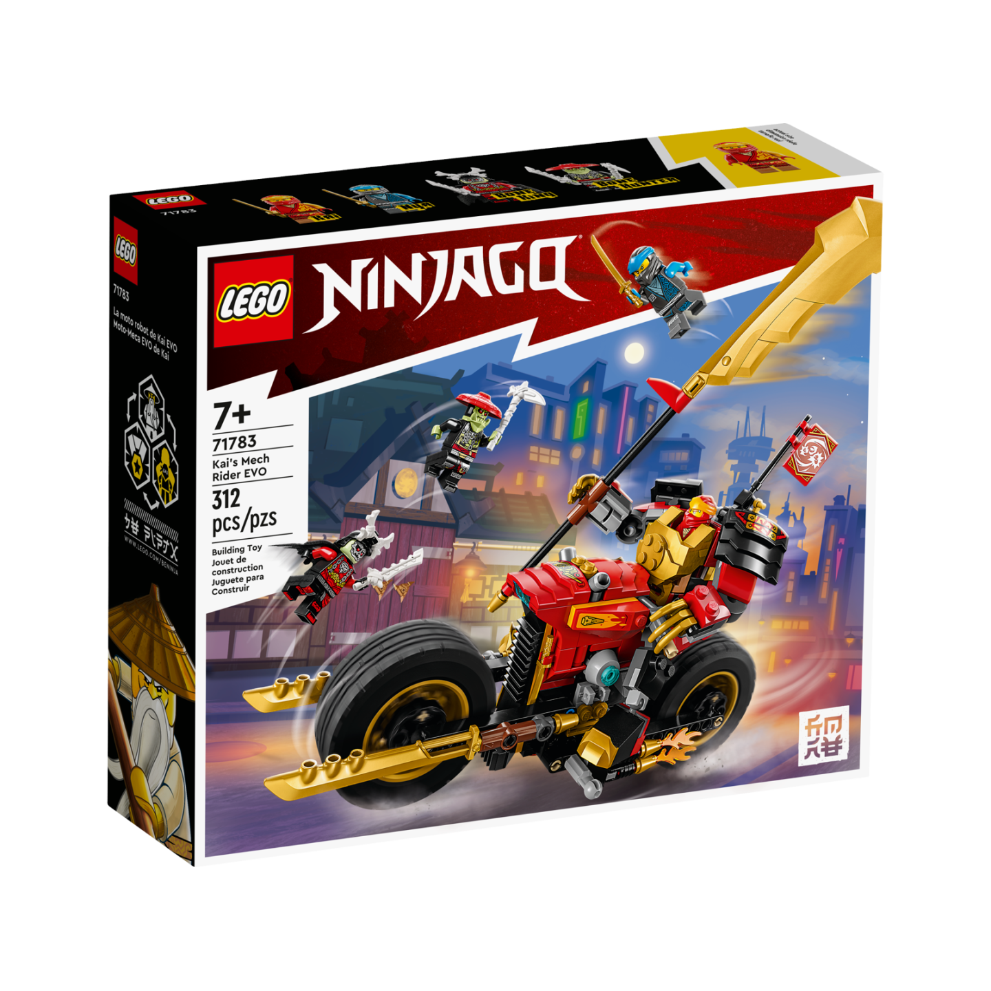 LEGO NINJAGO 71783 - La moto du&nbsp;robot de Kai&nbsp;&ndash; &Eacute;volution