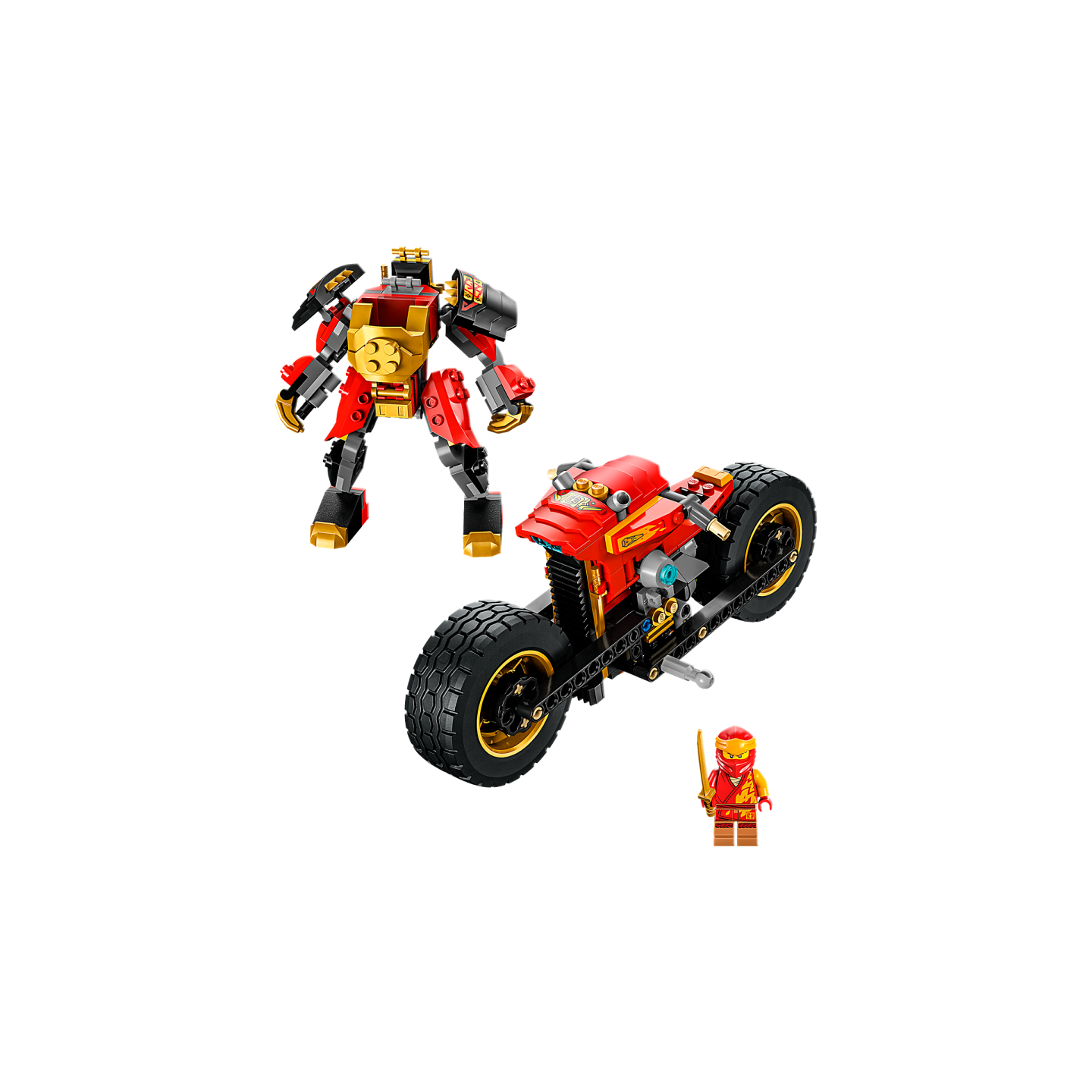 LEGO NINJAGO 71783 - La moto du&nbsp;robot de Kai&nbsp;&ndash; &Eacute;volution