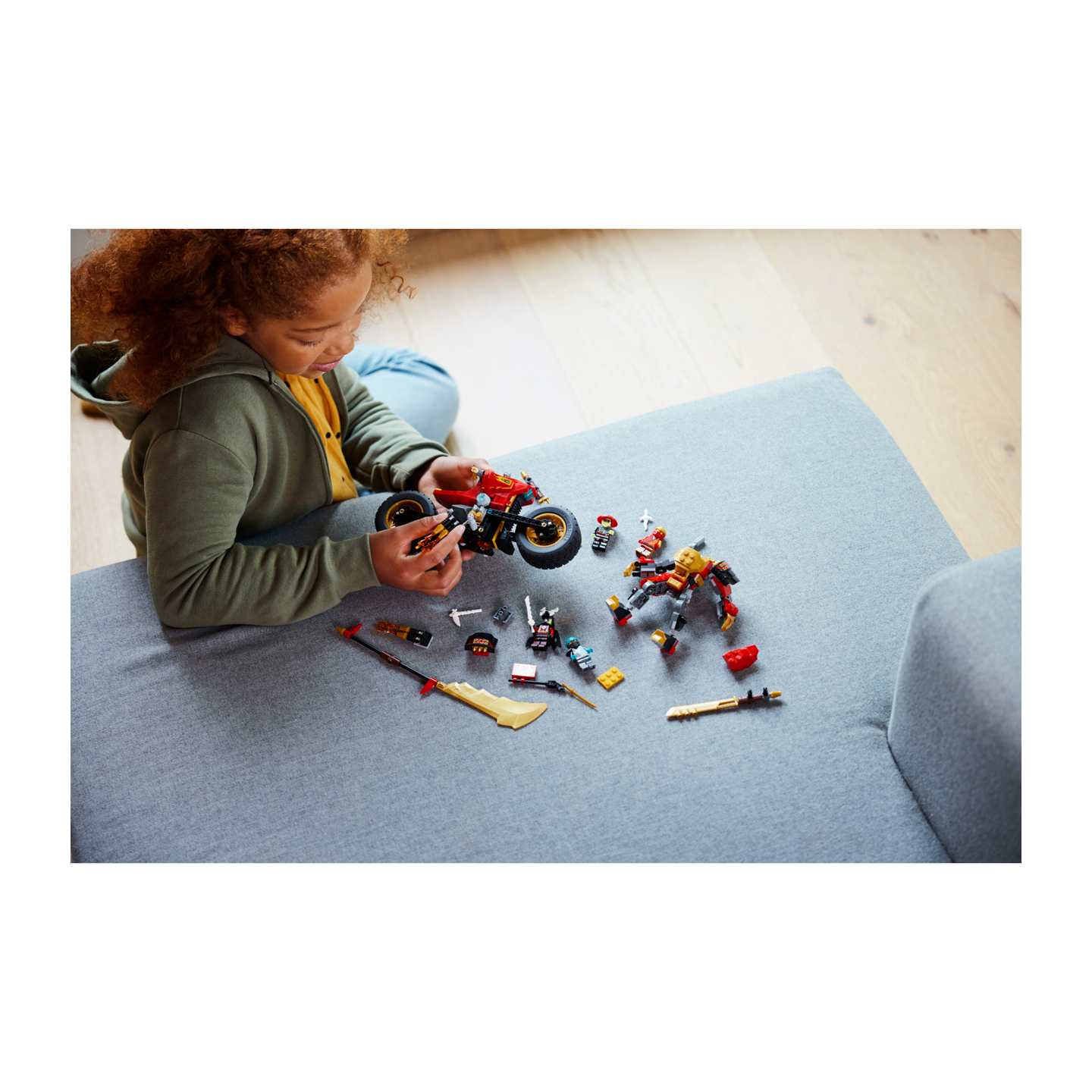 LEGO NINJAGO 71783 - La moto du&nbsp;robot de Kai&nbsp;&ndash; &Eacute;volution