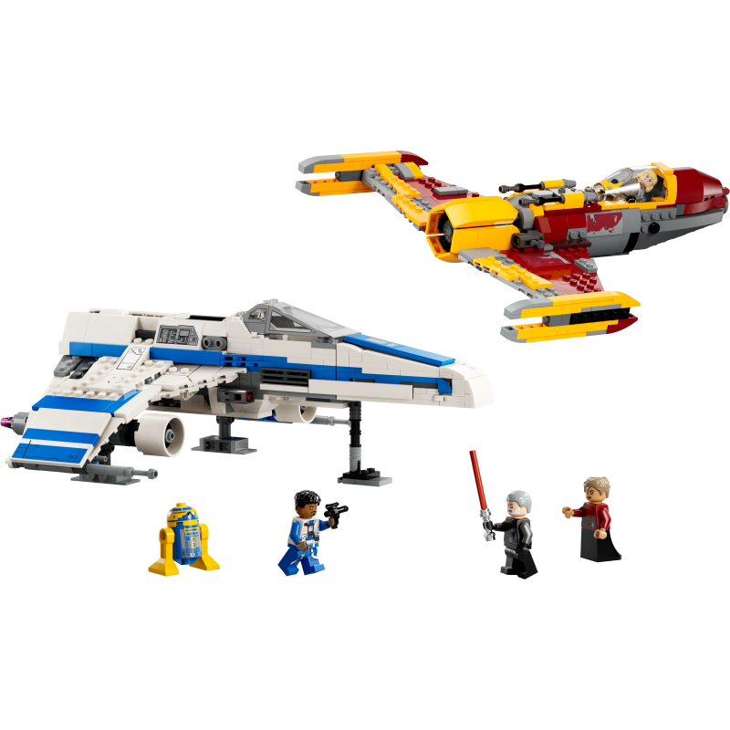 LEGO Star Wars 75364 - L’E-wing de la Nouvelle République contre le chasseur de Shin Hati