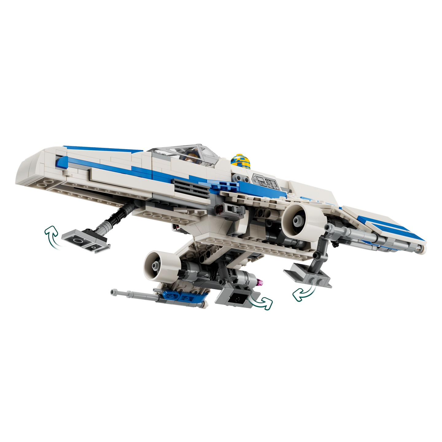 LEGO Star&nbsp;Wars 75364 - L&rsquo;E-wing de la Nouvelle R&eacute;publique contre&nbsp;le chasseur&nbsp;de Shin Hati