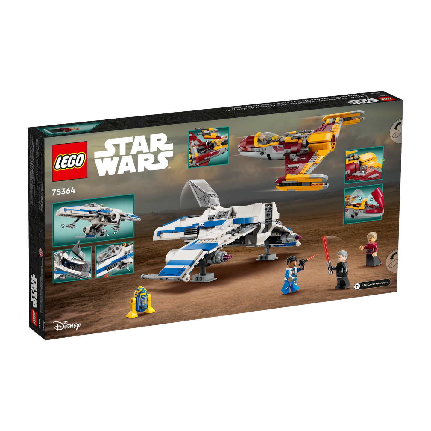 LEGO Star&nbsp;Wars 75364 - L&rsquo;E-wing de la Nouvelle R&eacute;publique contre&nbsp;le chasseur&nbsp;de Shin Hati