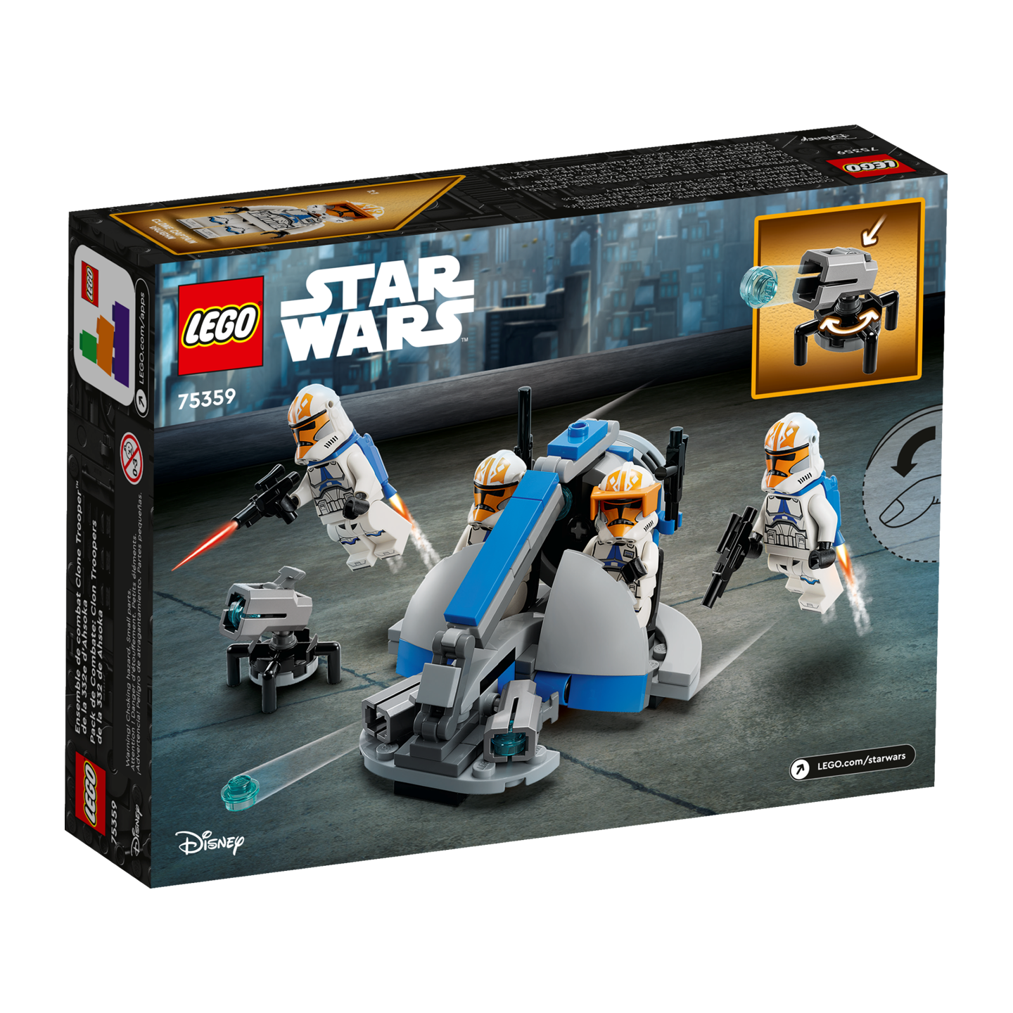 LEGO Star&nbsp;Wars 75359 - Pack de combat des Clone Troopers&trade; de la 332e Compagnie d&rsquo;Ahsoka