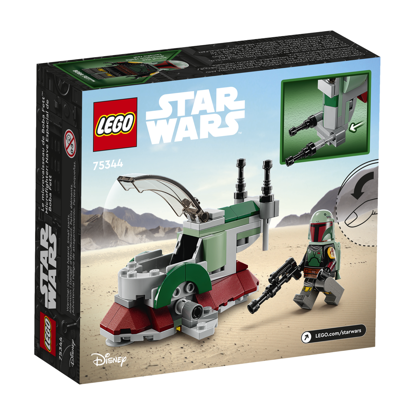 LEGO Star&nbsp;Wars 75344 - Le vaisseau de Boba Fett&nbsp;Microfighter