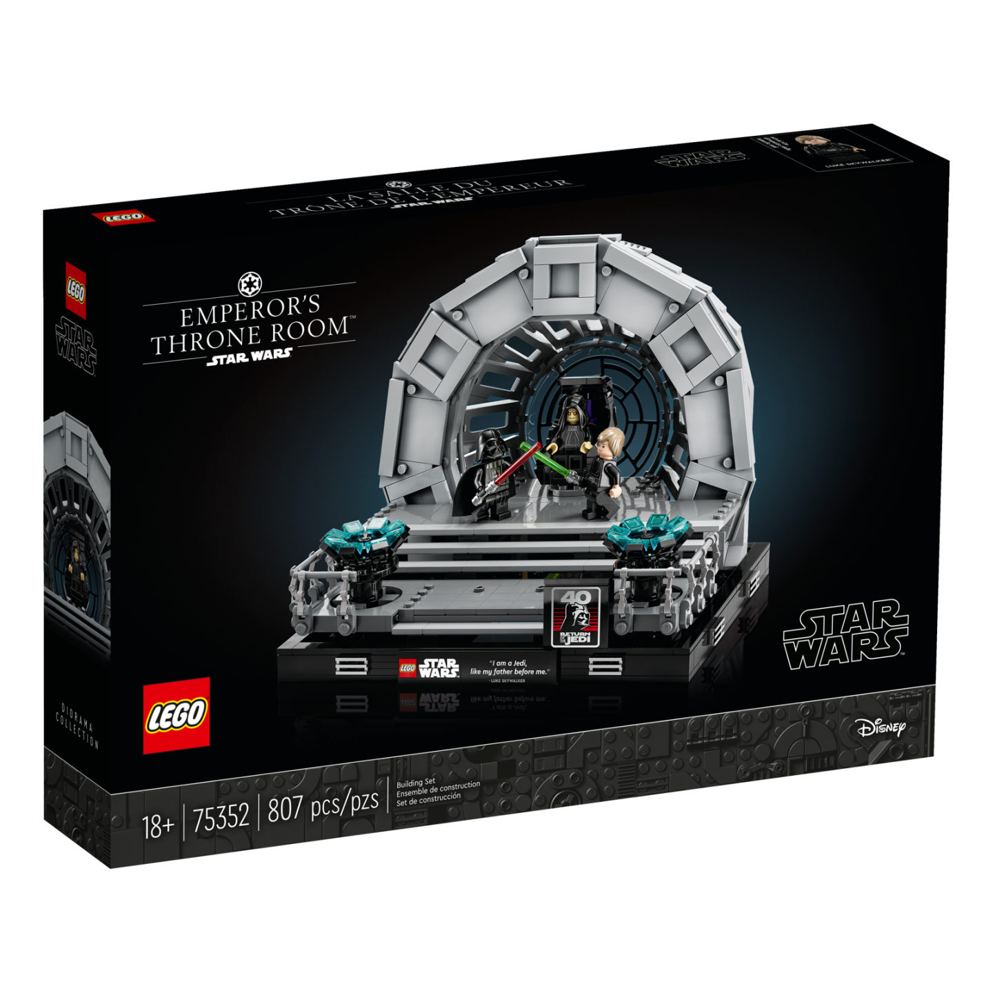 LEGO Star&nbsp;Wars 75352 - Diorama de la salle du tr&ocirc;ne de l&rsquo;Empereur