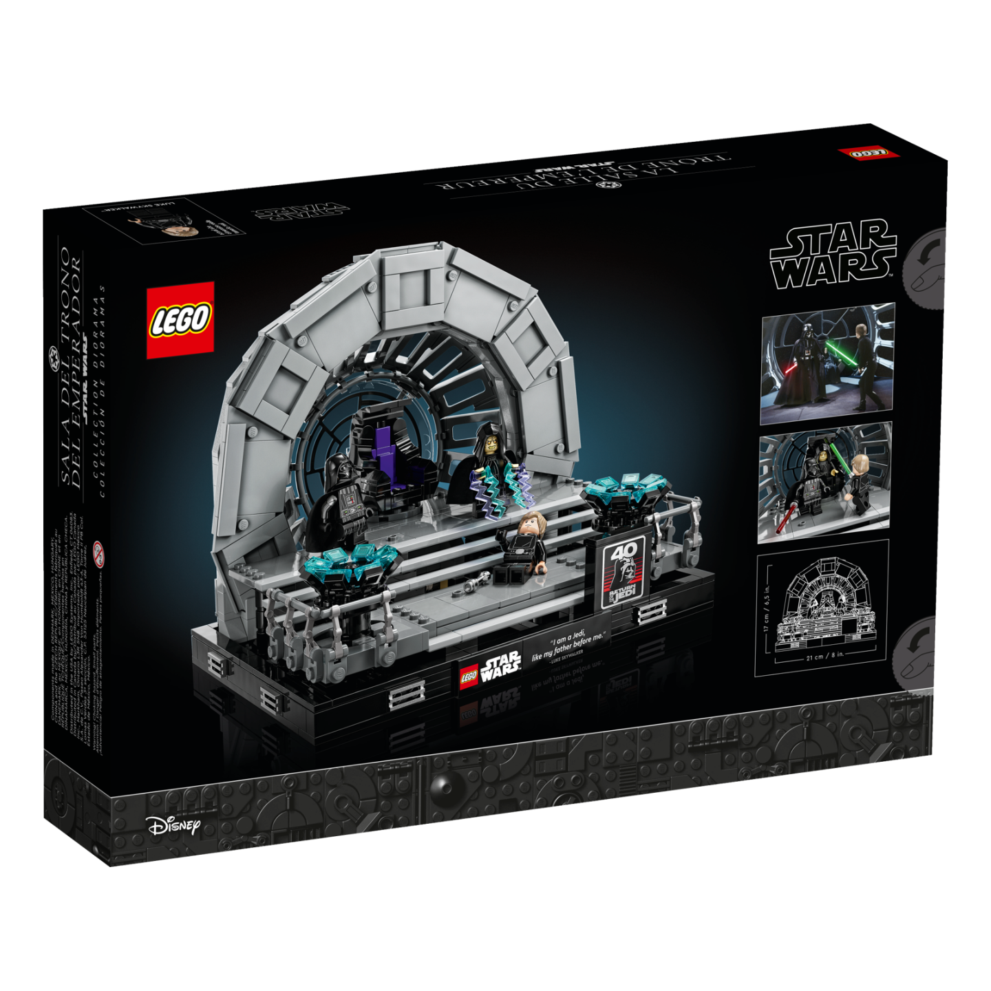 LEGO Star&nbsp;Wars 75352 - Diorama de la salle du tr&ocirc;ne de l&rsquo;Empereur