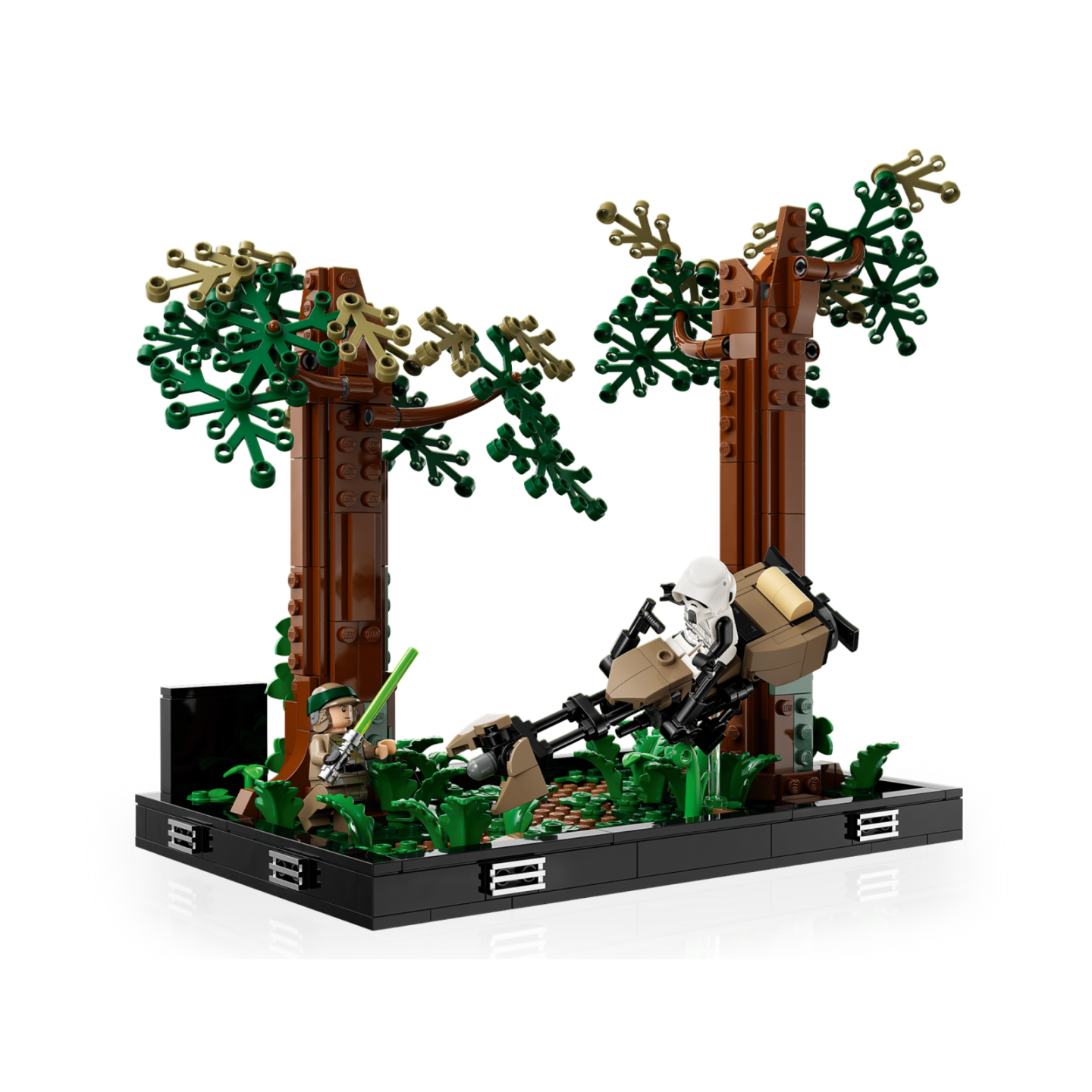 LEGO Star&nbsp;Wars 75353 - Diorama de la course-poursuite en speeder sur Endor