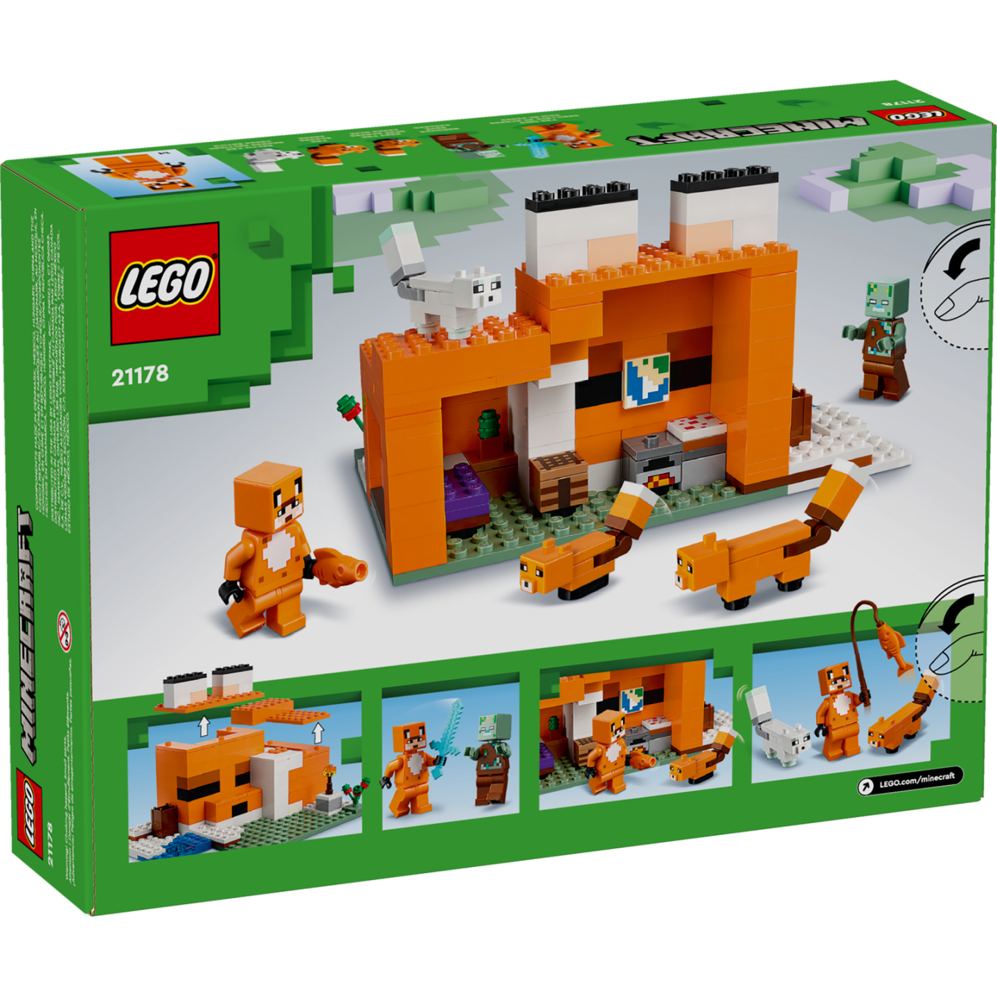 LEGO Minecraft 21178 - Le refuge&nbsp;renard