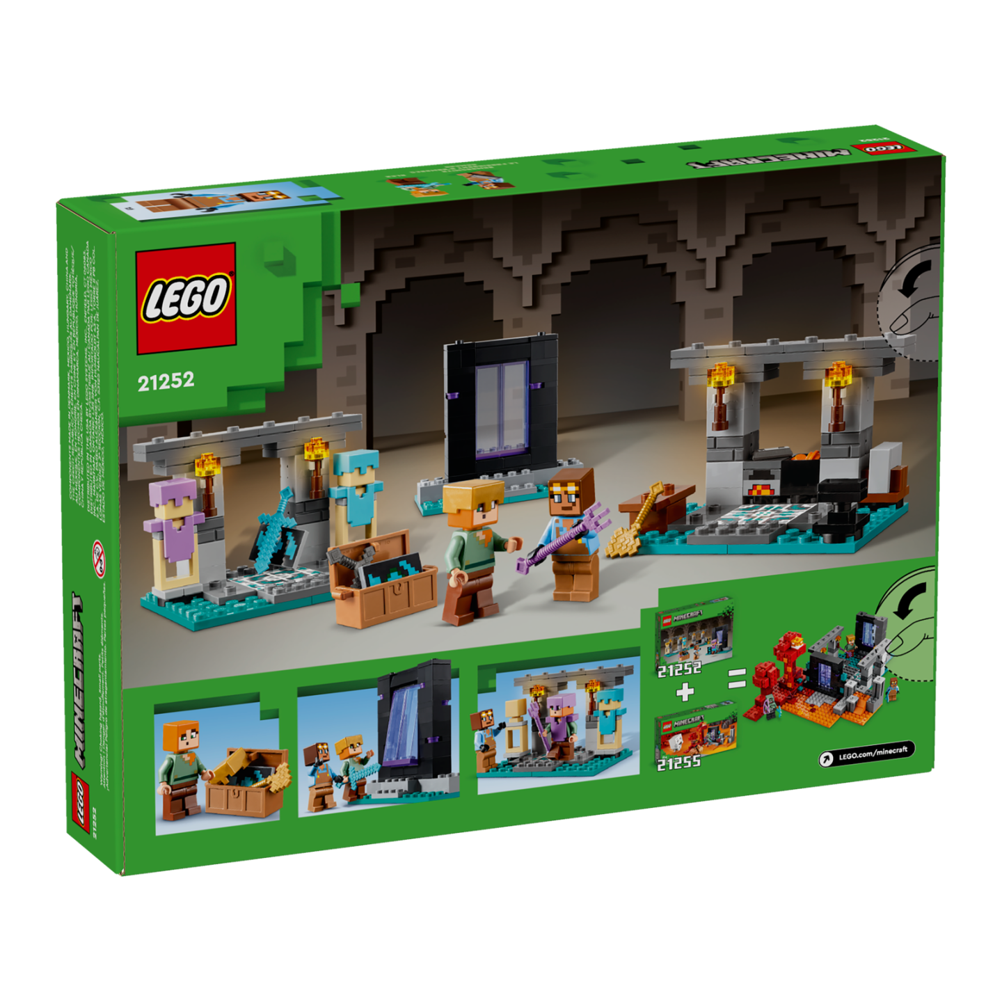 LEGO Minecraft 21252 - L&rsquo;armurerie
