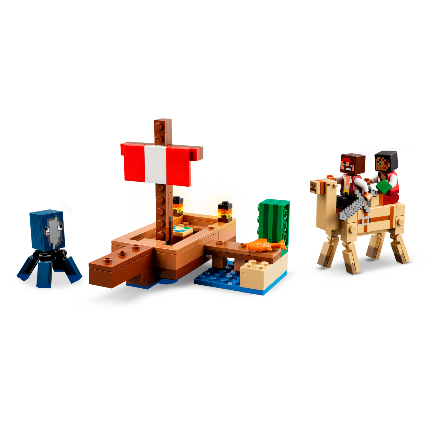 LEGO Minecraft 21259 - Le voyage du bateau pirate