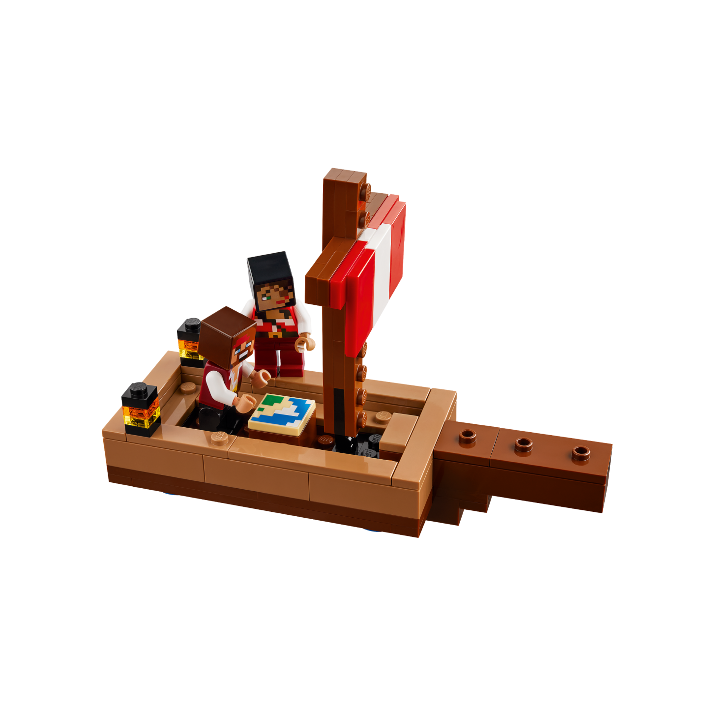 LEGO Minecraft 21259 - Le voyage du bateau pirate