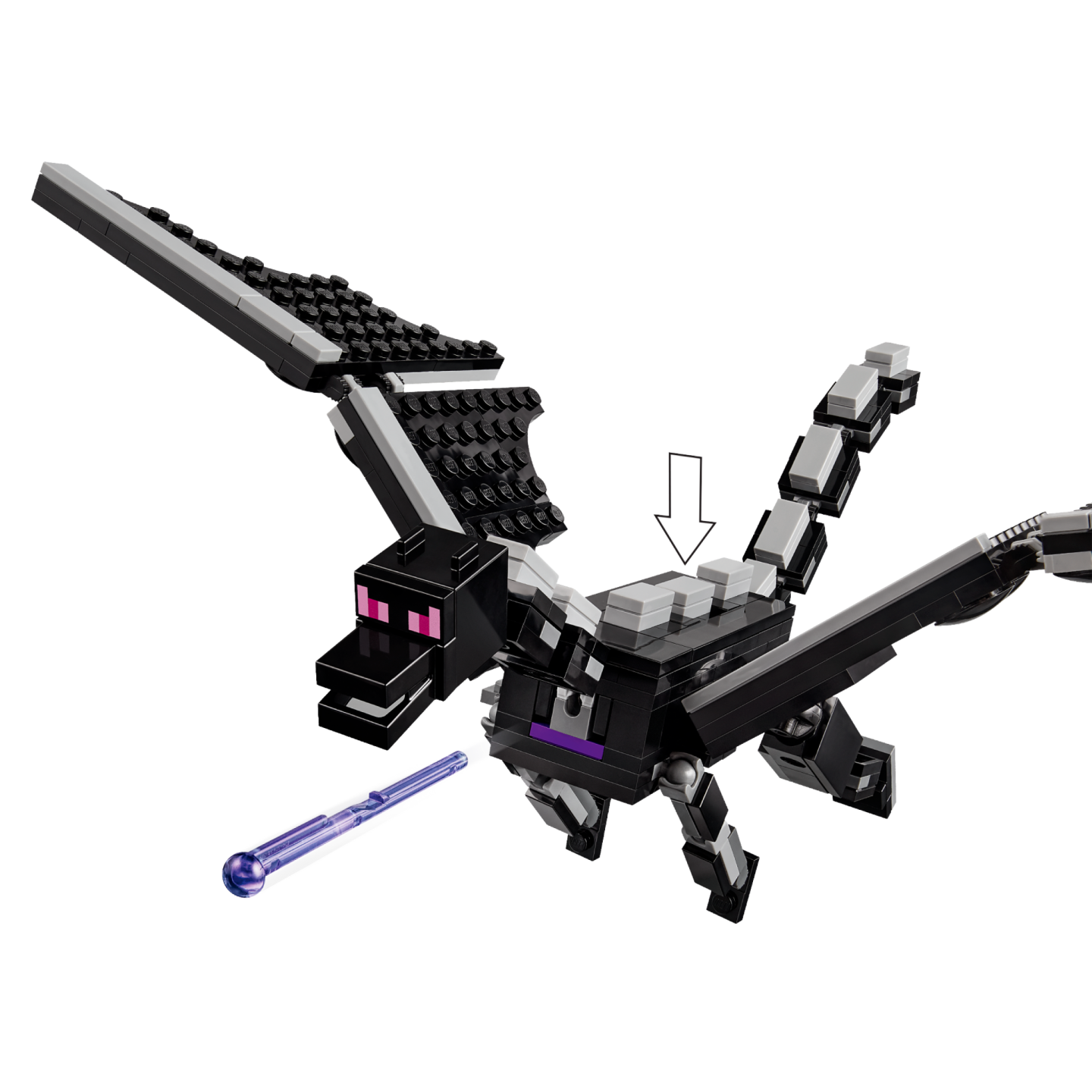 LEGO Minecraft 21264 - Le dragon et le navire de l&rsquo;Ender