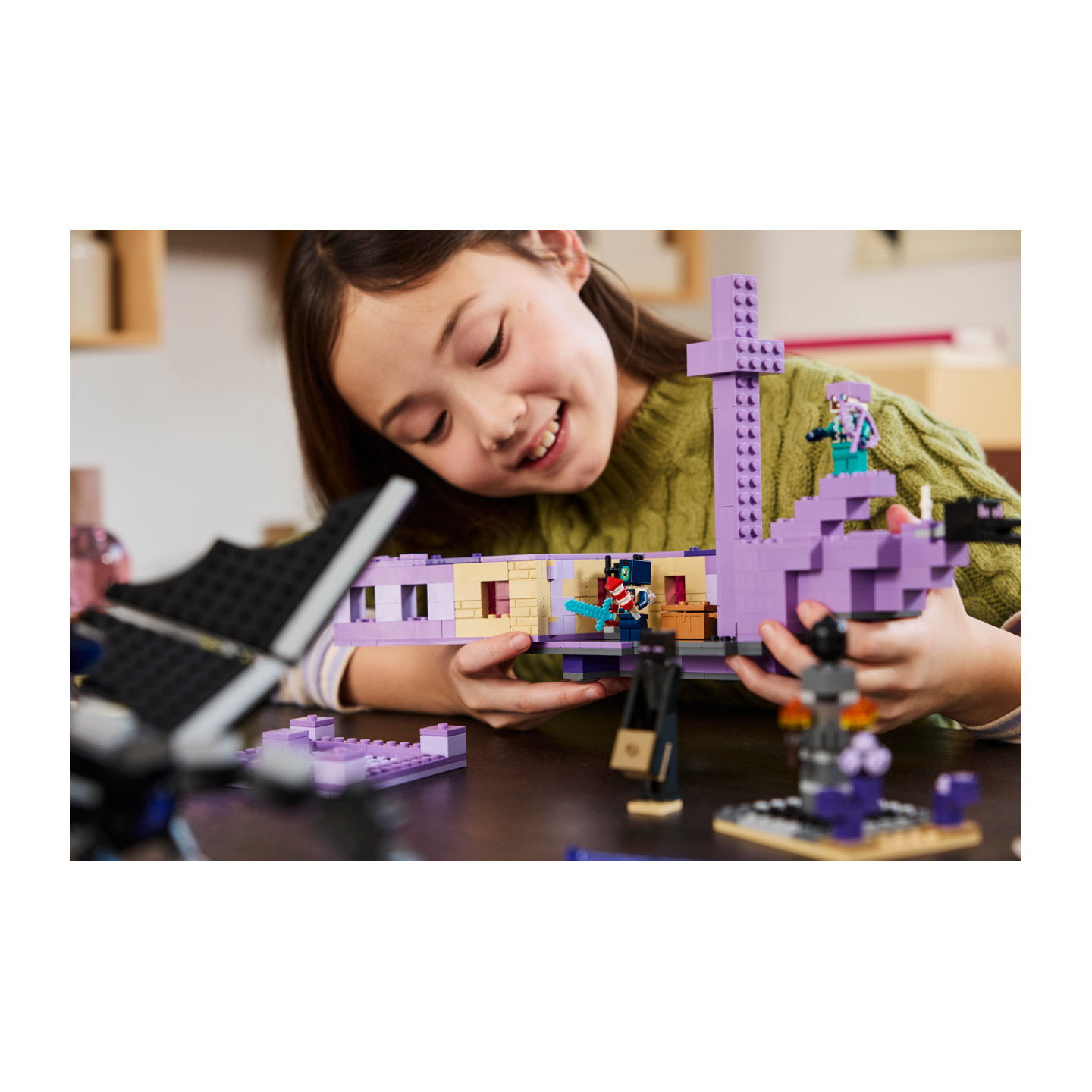 LEGO Minecraft 21264 - Le dragon et le navire de l&rsquo;Ender