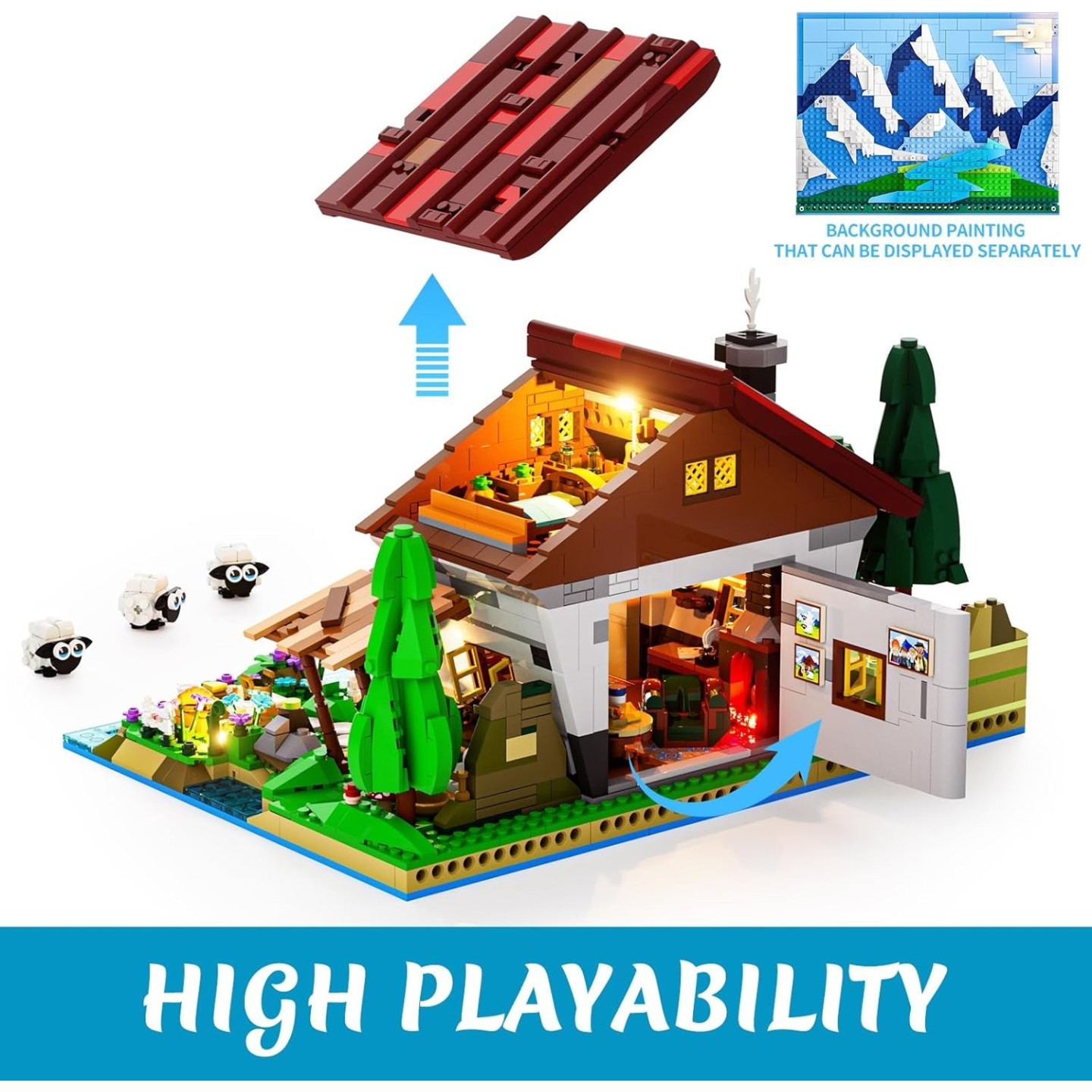 Lumibricks - L9094 - Shepherd&rsquo;s Cottage (Chalet du berger)