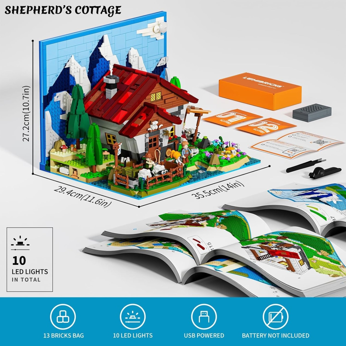Lumibricks - L9094 - Shepherd&rsquo;s Cottage (Chalet du berger)