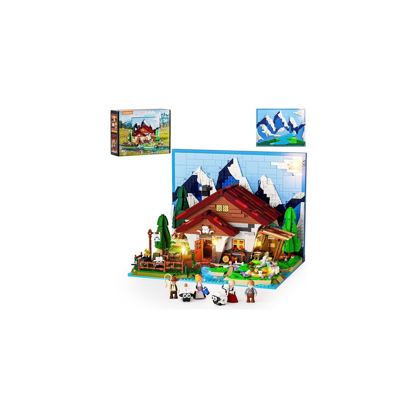 Lumibricks - L9094 - Shepherd&rsquo;s Cottage (Chalet du berger)