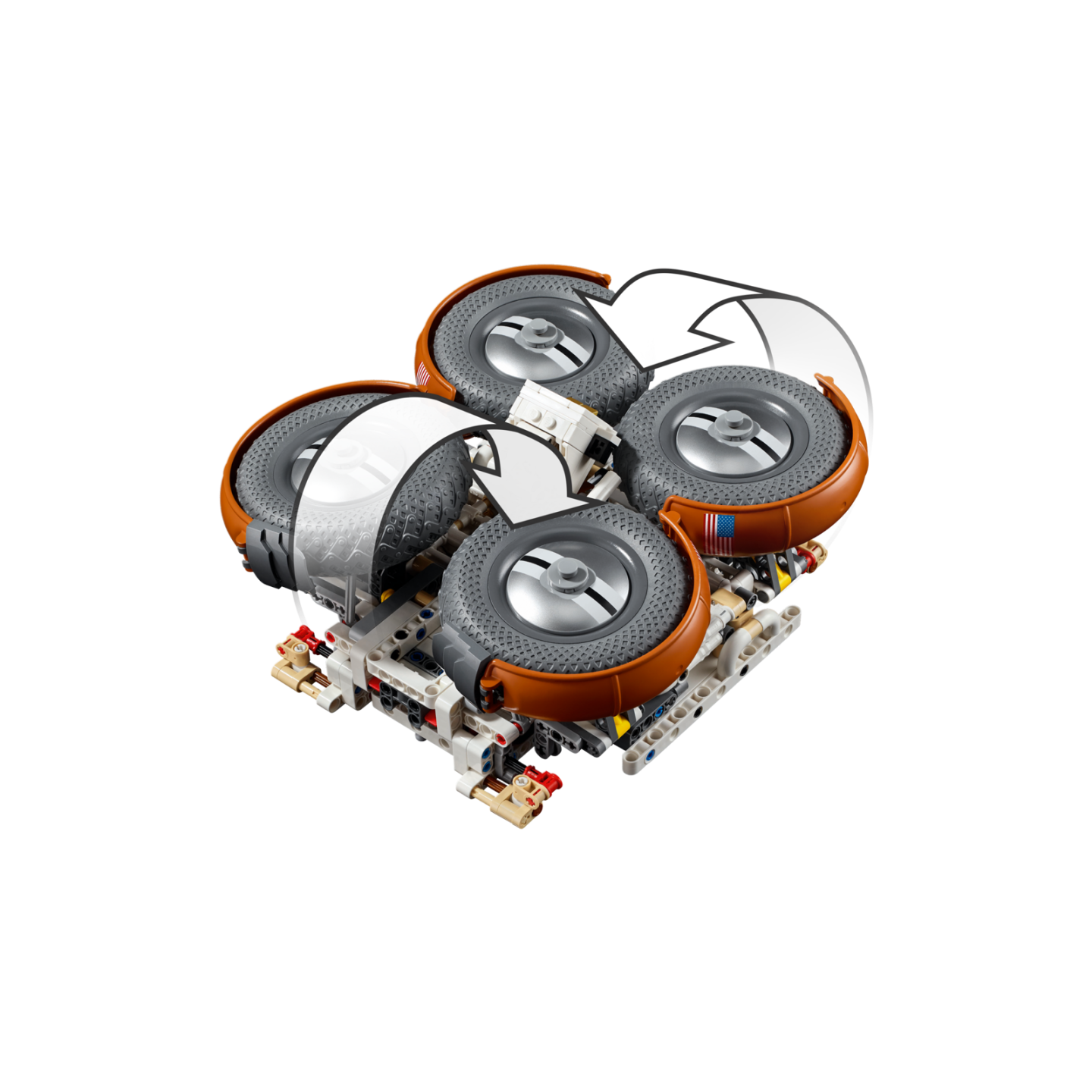 LEGO Technic 42182 - V&eacute;hicule d&rsquo;exploration lunaire NASA Apollo - LRV